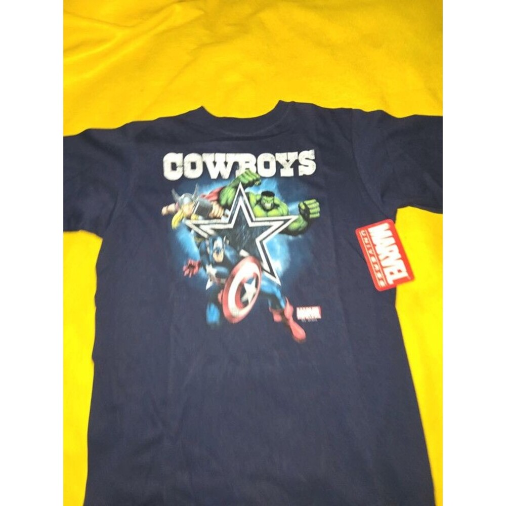 Marvel NFL Dalllas Cowboys Youth Large T-Shirt (BLOC-30)